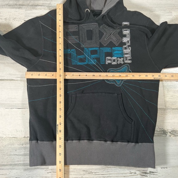 FOX Racing Riders Women’s Hoodie Sweatshirt Pullover Black Size Medium - Picture 5 of 7
